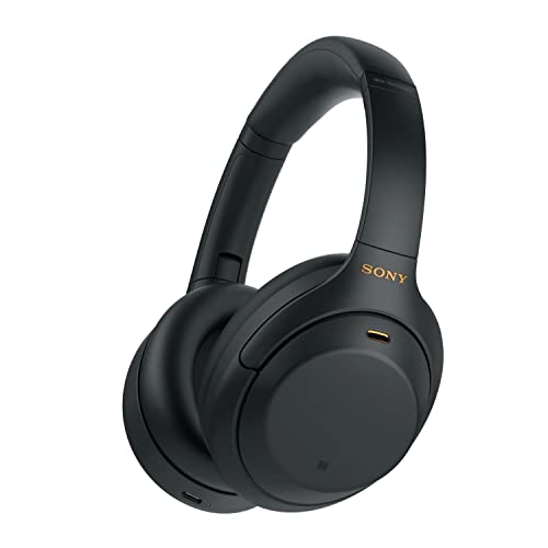 Sony WH1000XM3 Noise Cancelling Headphones, Wireless Bluetooth Over the Ear Headset – Black (2018 Version)