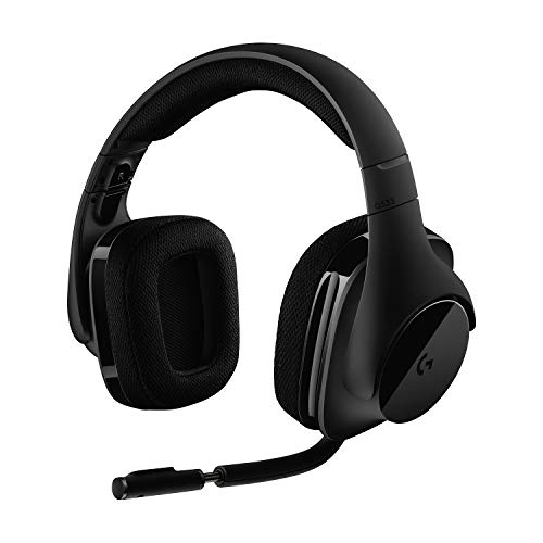 Logitech G533 Wireless Gaming Headset – DTS 7.1 Surround Sound – Pro-G Audio Drivers, Black