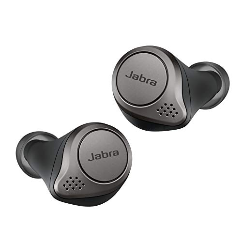 Jabra Elite 75t Earbuds – Alexa Enabled, True Wireless Earbuds with Charging Case, Titanium Black – Bluetooth Earbuds with a...